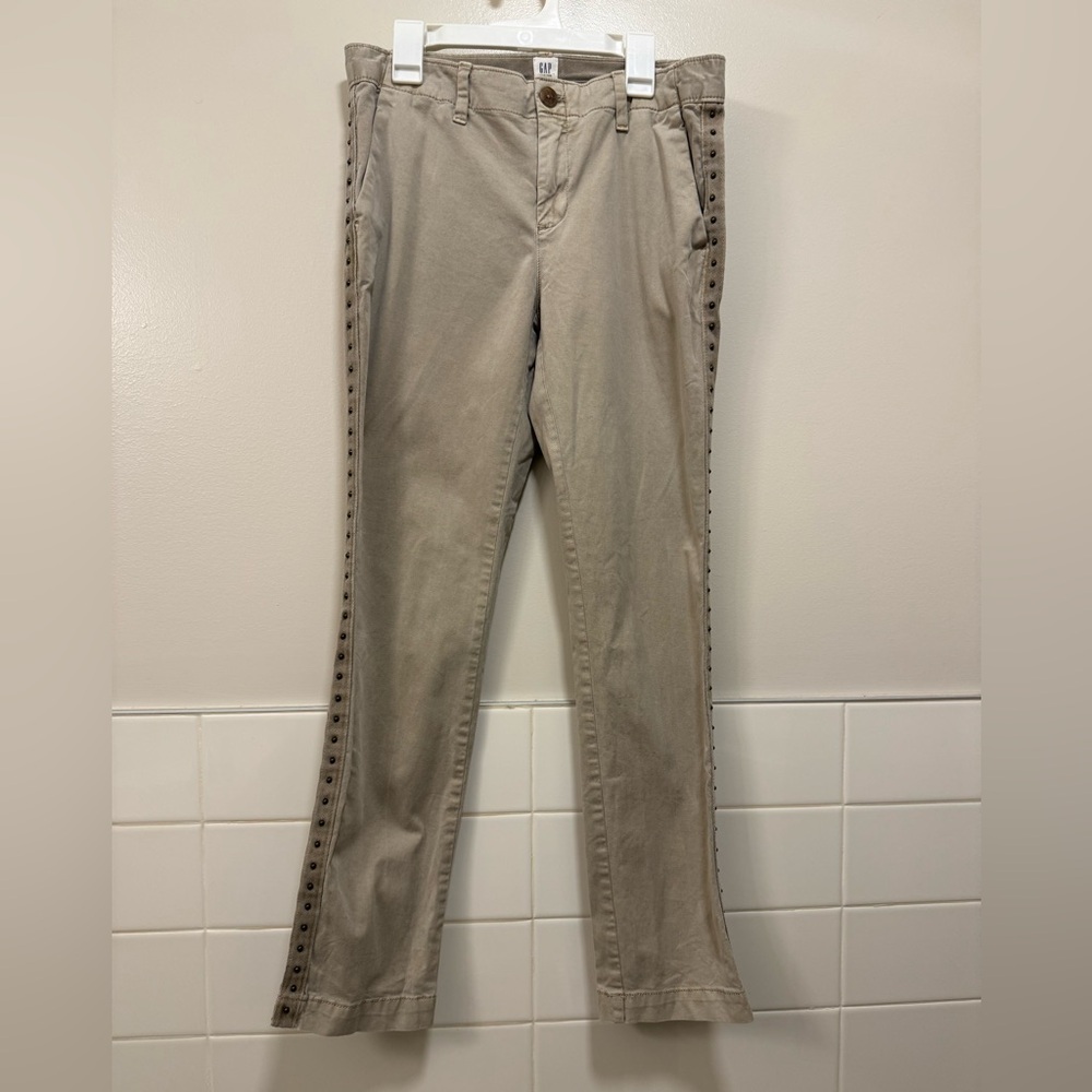 GAP Khaki Chinos with Studded Sides